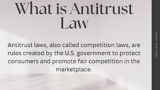 What is Antitrust Law | Business Law | Price fixing, Bid rigging, Market allocations & Monopolies ✨
