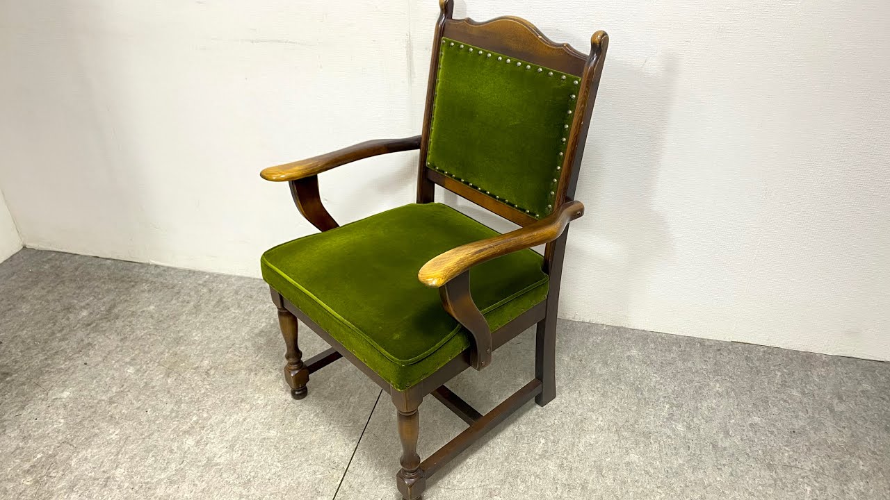 アンティークチェア モケットグリーン 【公式通販】