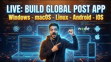 Day 5 LIVE: Build Global Post - Cross-Platform Twitter Clone with React & Electron