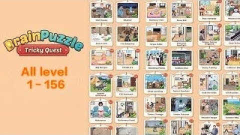 Brain Puzzle: Tricky Quest All Level Complete 2 Hours 1-156