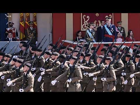 Un desfile del 12 de octubre sin Ceuta y con los Reyes casi en camino