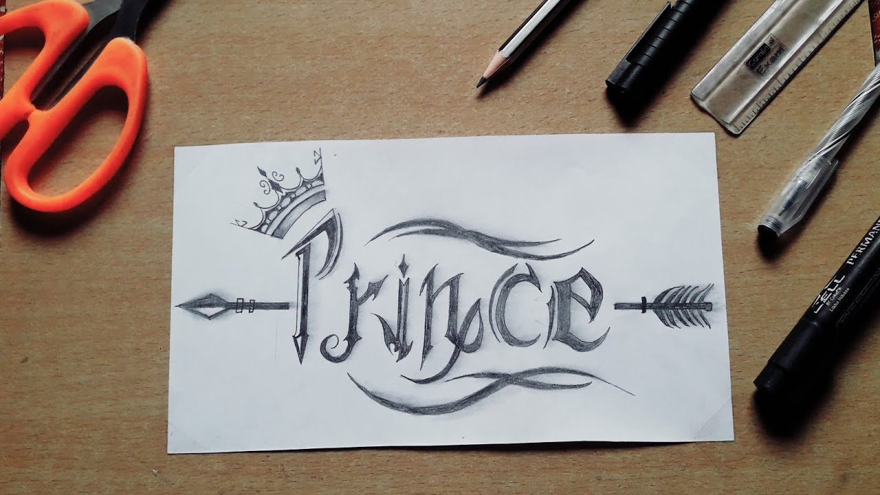 Prince Name Tattoo Designs