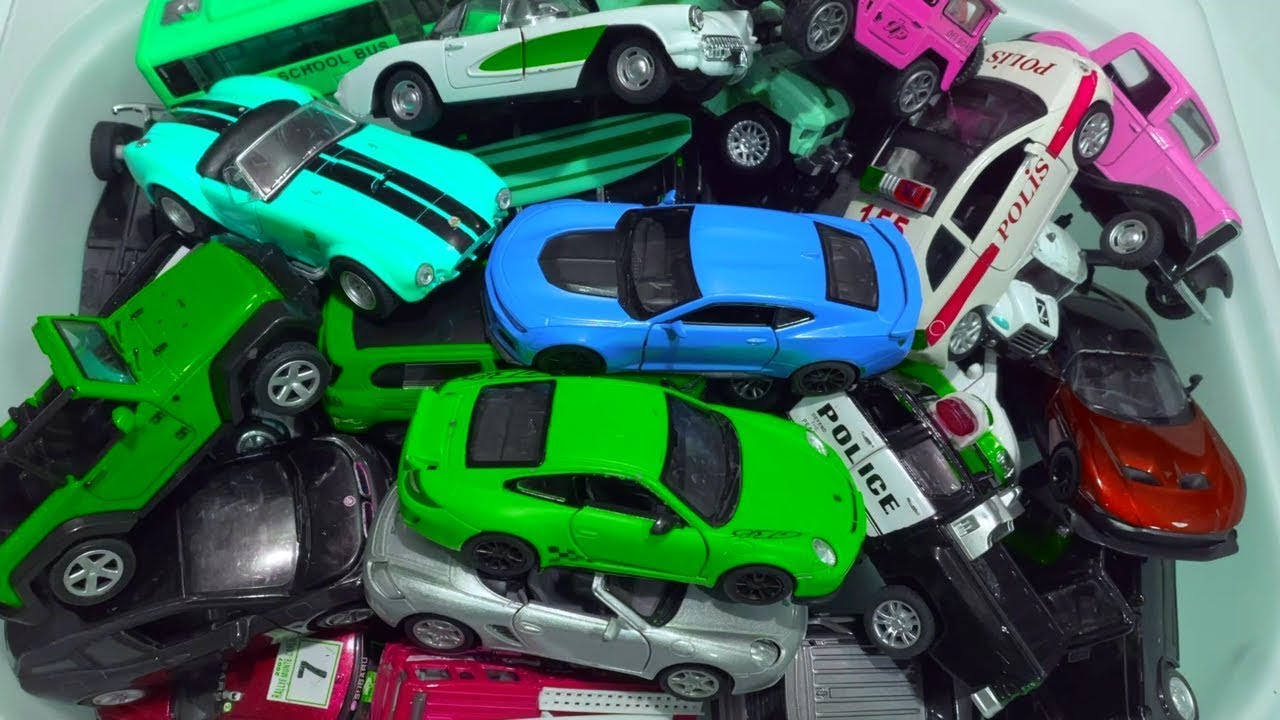 Behind the Wheels Detailed Close ups of Diecast Model Cars in Action ...