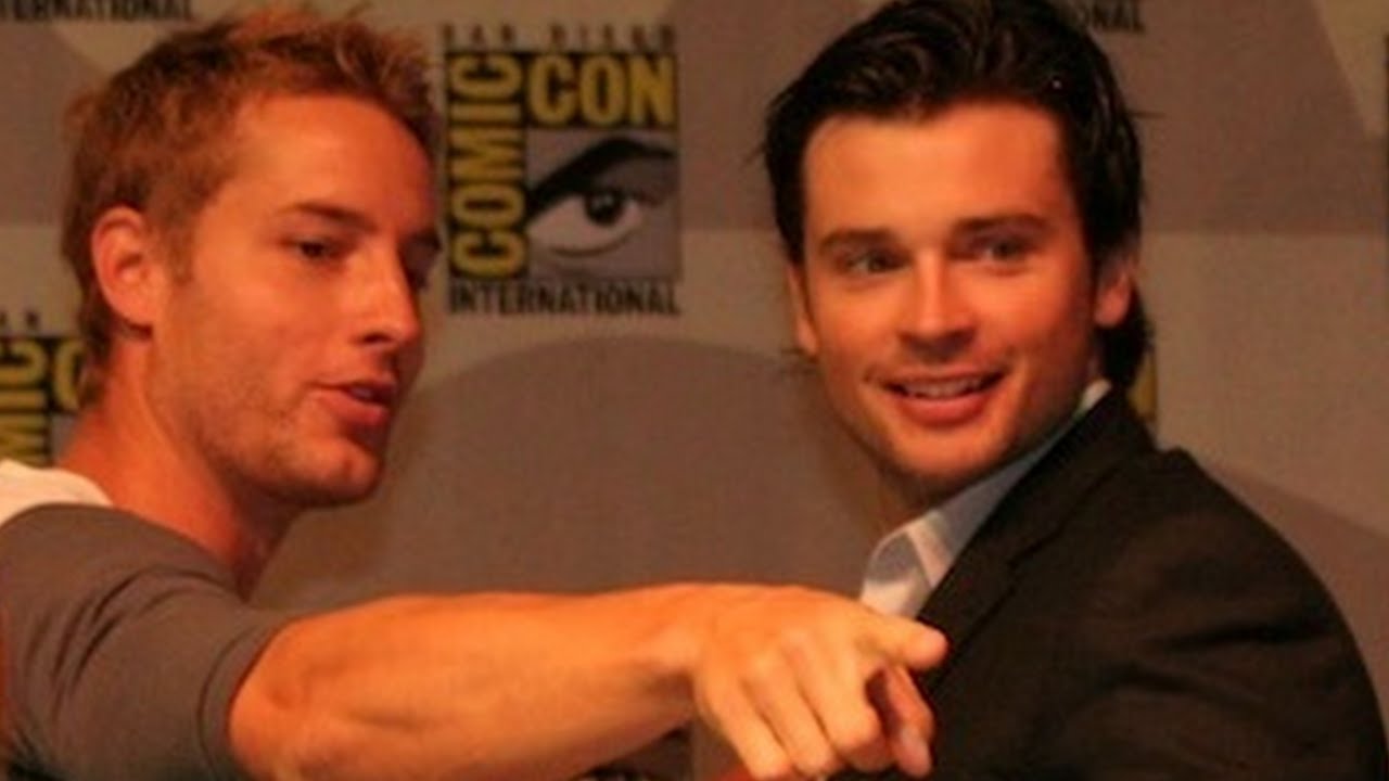Tom Welling And Justin Hartley At End Of San Diego Comic Con 2009 YouTube