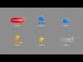 Youtube Subscribe Icons - Motion Graphics Template