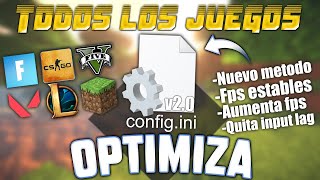 CONFIG UNIVERSAL v2 PARA OPTIMIZAR (todos los juegos) SIN PROGRAMAS CONFIG.INI 👉2023 screenshot 4