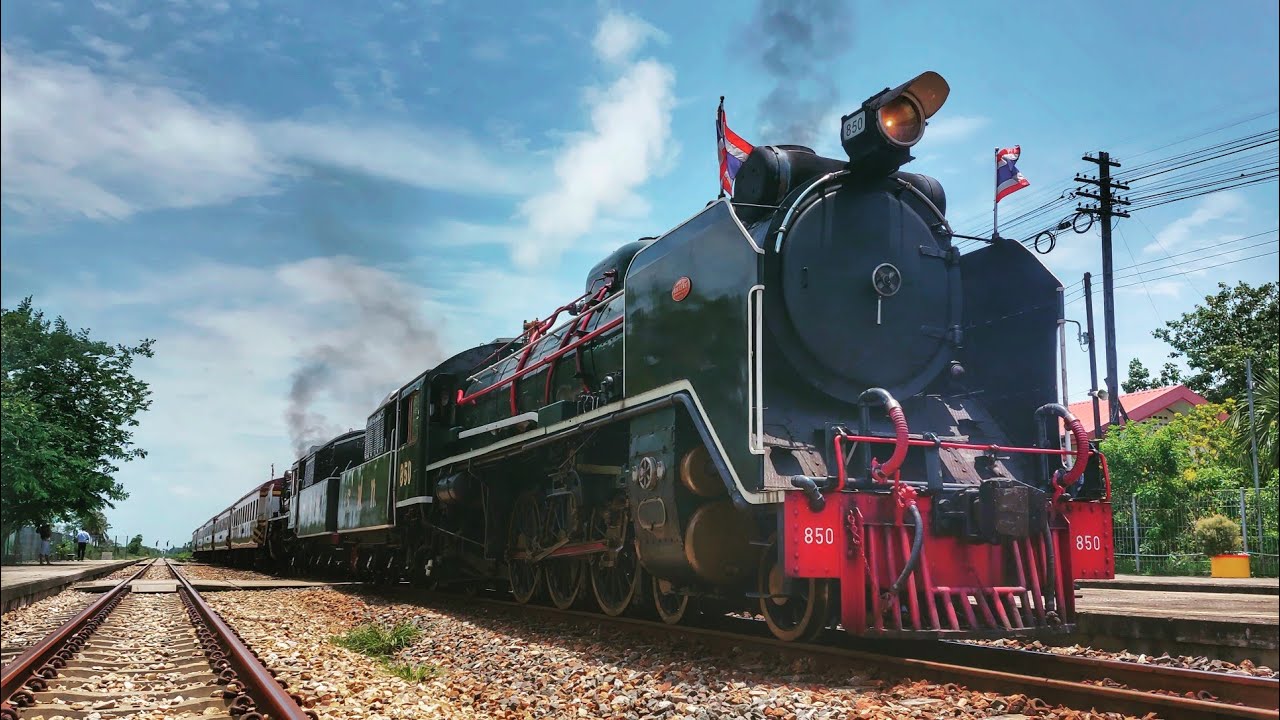 ติดตามภารกิจทดสอบรถจักรไอน้ำแปซิฟิค ธนบุรี-วัดงิ้วราย-ธนบุรี 26 พ.ค.65