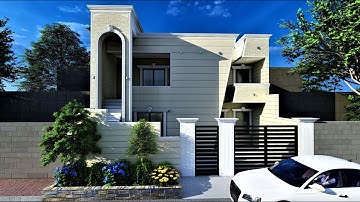 creating house model and render with 3D MAX 2020 & LUMION 11 full tutorial _ Realistic render