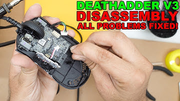 Razer Deathadder V3 -  Switches, Scroll Click and Scroll Encoder Replacement (All Issues Fixed!)