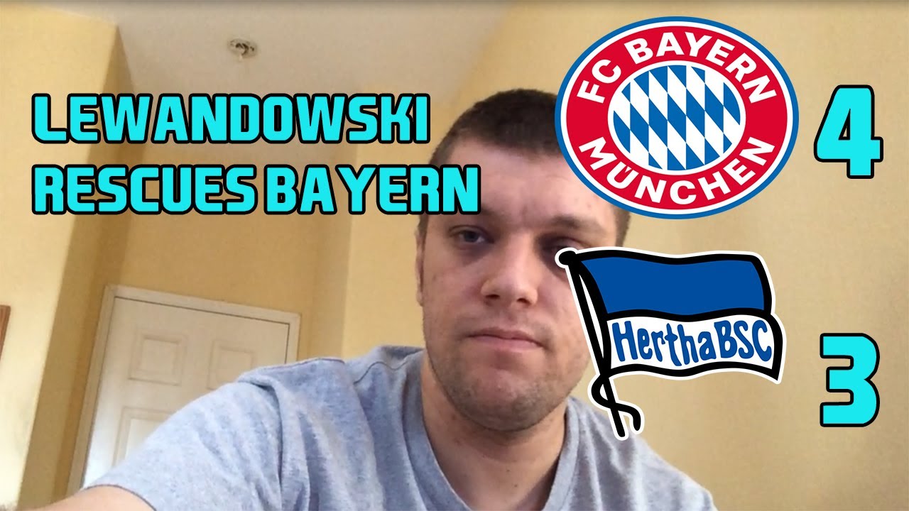 Bayern Munich 4-3 Hertha BSC - LEWANDOWSKI 4 GOALS! - 2020 ...