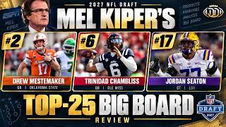Mel Kiper’s 2027 NFL Draft Big Board: Arch Manning Falls to QB6