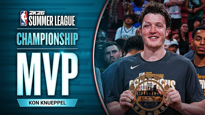 Kon Knueppel Is the 2025 #NBA2KSummerLeague Championship Game MVP! | July 21, 2025
