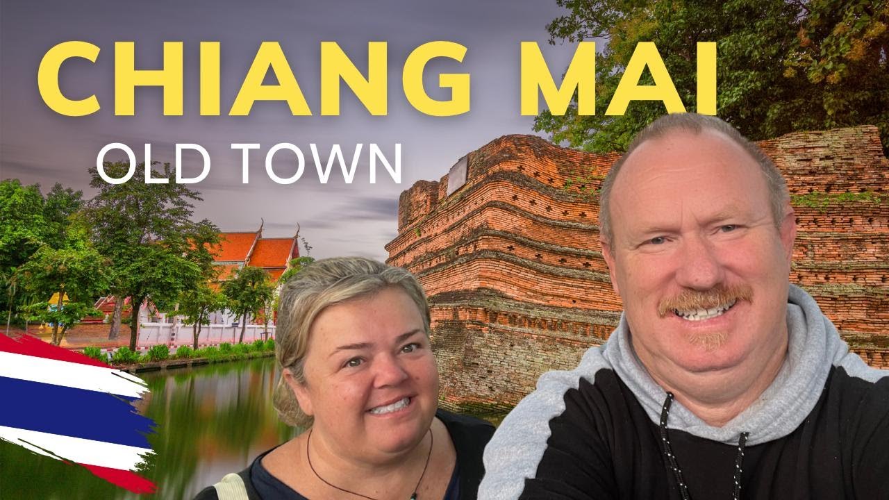 Exploring Old Town, Chiang Mai (and fixing our phone data plan!) - YouTube