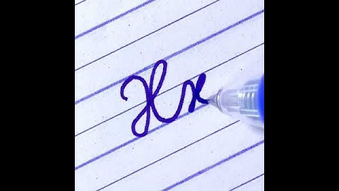 Xx - How to write English cursive writing letter connections | Cursive handwriting practice |i write