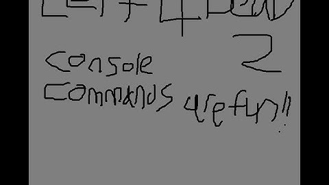 Console Commands Are Fun // Left 4 Dead 2