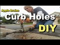 Curb Cuts - Curb Drilling vs Pop Up - Discharge for Yard Drain