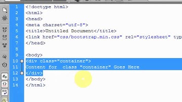 การใช้งาน Bootstrap กับโปรแกรม Adobe Dreamweaver CS6 เบื้องต้น