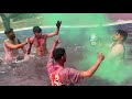 Holi mein kari pool party  with friends