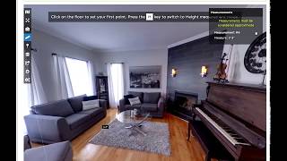 Measurement tool -  Immersive 3D tour screenshot 3