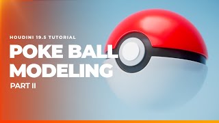 Houdini Beginner Tutorial: Render the Pokeball