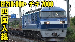 【EF210 901+チキが四国に入線!2022年6月7日】