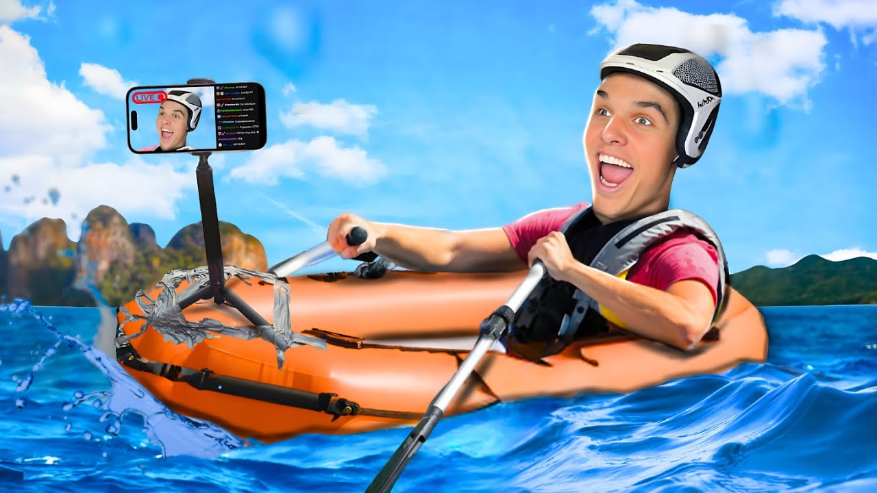 JE DESCENDS UNE RIVIÈRE EN BATEAU GONFLABLE (ft. @ogblob)