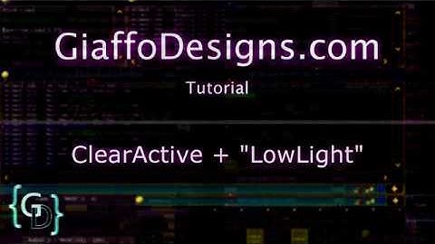 MA2: ClearActive and "LowLight"