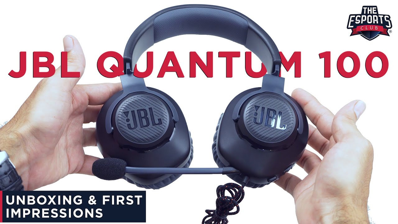 JBL Quantum 100 Unboxing and First Impression, Budget Gaming Headset