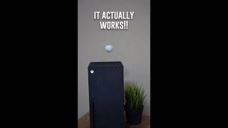 Flouting ping pong ball on a Xbox series x (it’s real)