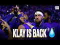 Klay Thompson's Intro And First Bucket After Returning From Injury