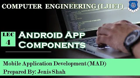 Lec-04_Android App Components | Mobile Application Development | Computer Engineering