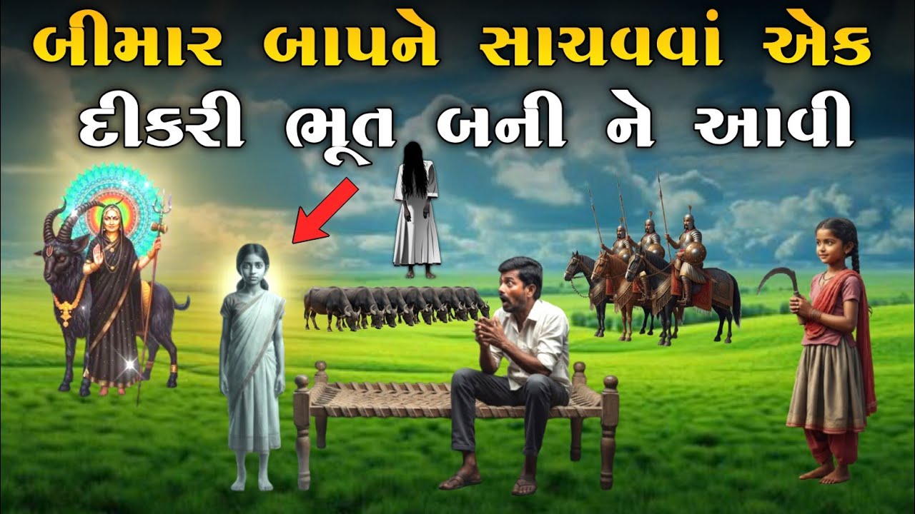 બીમાર બાપને સાચવવાં એક દીકરી ભૂત બની ને આવી | Meladi ma no itihas | Vahanvati digital