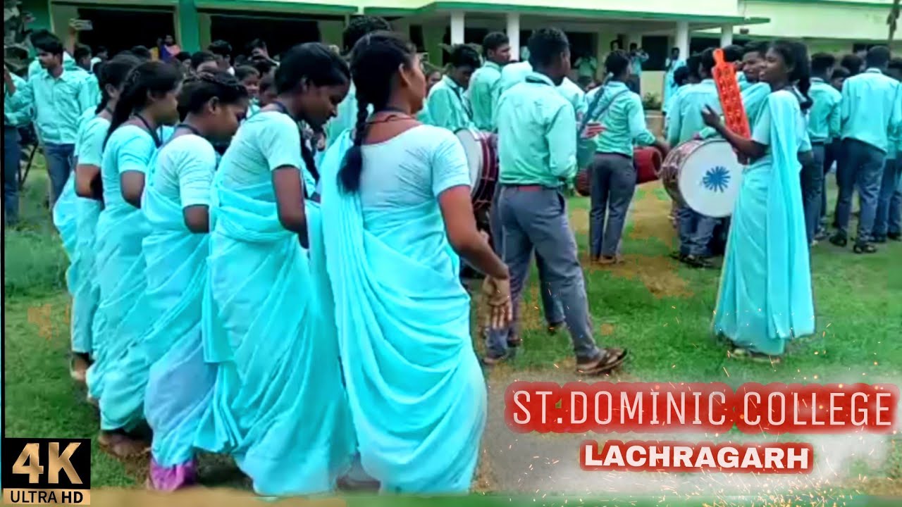 ST. DOMINIC COLLEGE  LACHARAGARH के विद्यार्थियों का मुंडारी वीडियो