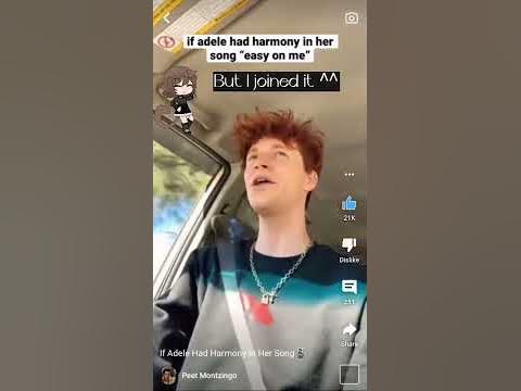 Peet Montzingo singing Adele’s “Easy on Me” but I joined in - YouTube