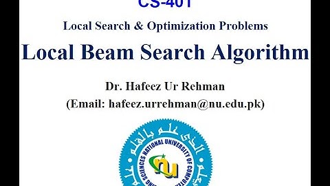 Local Search and Optimization - Local Beam Search Algorithm