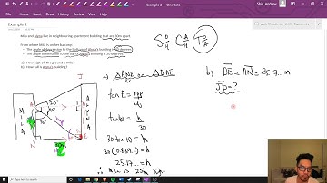 Primary Trig Ratio   Word Problems Example 2