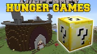 Minecraft: CHALLENGE GAMES HUNGER GAMES - Lucky Block Mod - Modded Mini-Game