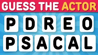 Guess The Actor From Scrambled Letters Celebrity Quiz