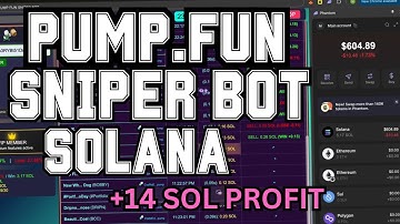 Solana Sniper Bot Quick Demo | Pump Fun Launch Signal Tracking 2025