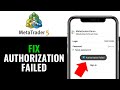 How to Fix Meta Trader 5 Authorization Failed Issue 2026 (SOLVED!!!)