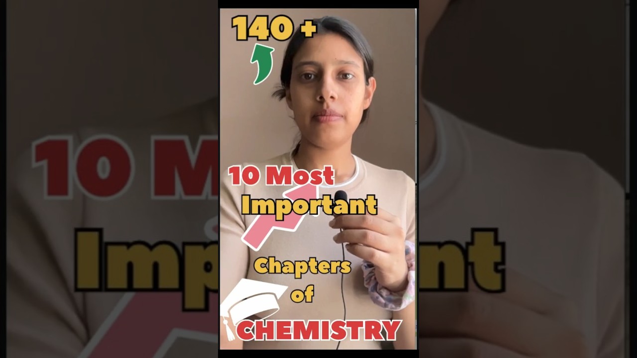 “ONLY 10 Chapters = 140+ in NEET Chemistry 😳🔥 #Shorts”