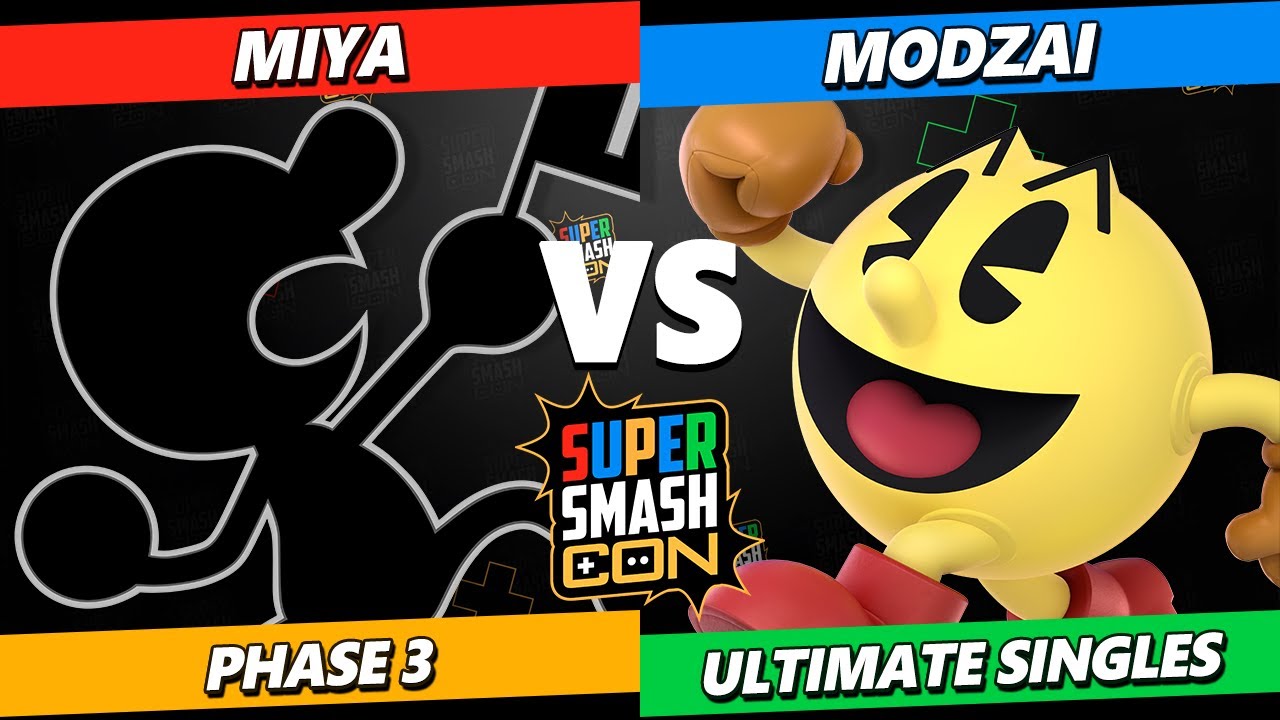 SSC 2023 MiYa (Game & Watch) Vs. Modzai (PacMan) Smash Ultimate