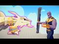 THUNDERSTORM DRAGON vs BOSSES | TABS - Totally Accurate Battle Simulator