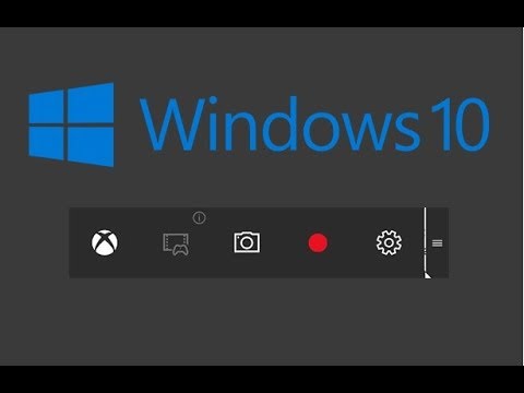 Как записать геймплей в windows 10 без сторонних программ