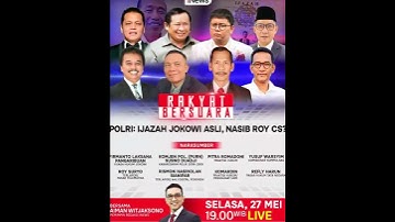 POLRI: IJAZAH JOKOWI ASLI, NASIB ROY CS?