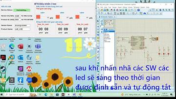 Giao tiếp điều khiển thiết bị ngoại vi: Điều khiển và định thời gian sáng cho LED (Kết nối bằng USB)