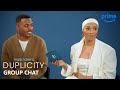 Group Chat with Kat Graham, Tyler Lepley, and More | Typer Perry's Duplicity | Prime Video