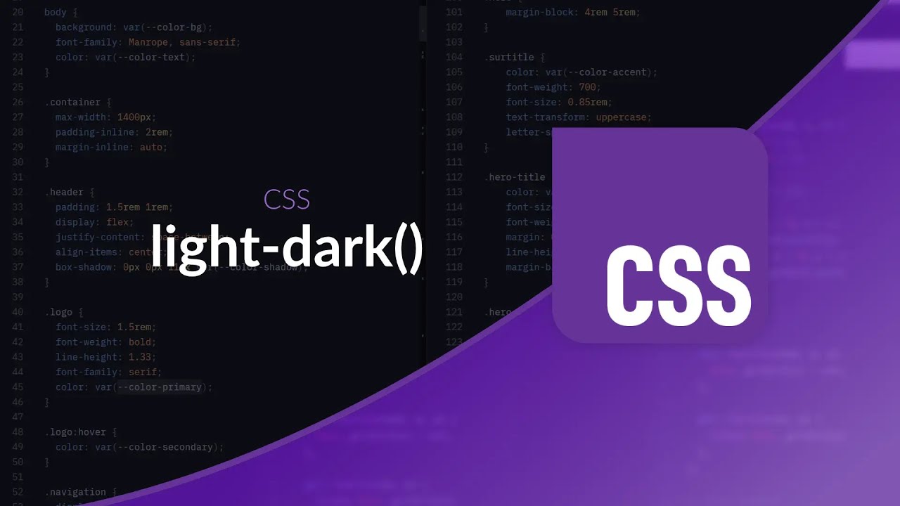 Apprendre le CSS : Gérer le thème foncé / clair