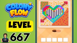 Colony Flow Level 667 Full Walkthrough Solution