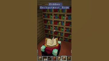 Hidden Enchantment Room - Minecraft